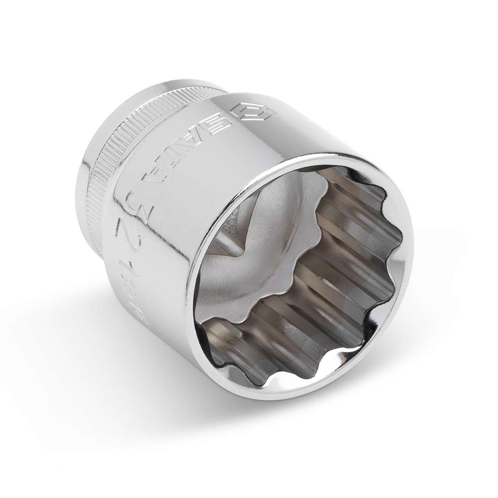 مجموعة مقابس مترية اثنا عشرية من ساتا قياس (1/2") مكونة من (18) قطعة موديل (ST09204SJ) 5