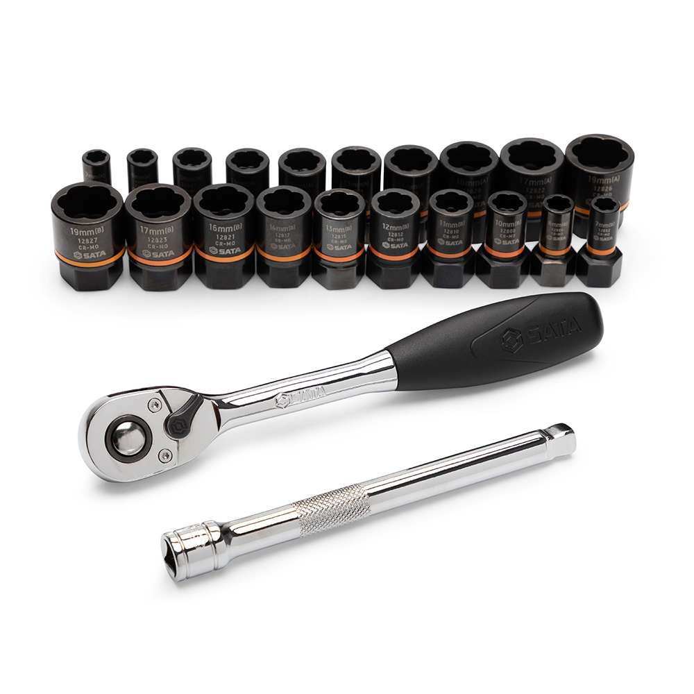 SATA ST09138 23-Piece 1/4" and 3/8" BoltBiter Set 4