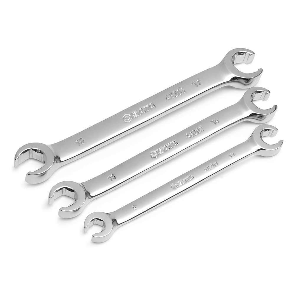 SATA GL09031 3-Piece Metric Flare Nut Wrench Set