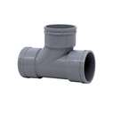 Atlas 50mm x 90° UPVC Tee, Used for Compact Branch Drainage Fitting 2