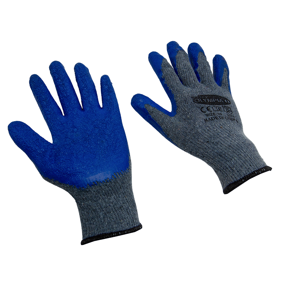 Latex Coated Hand Gloves 0
