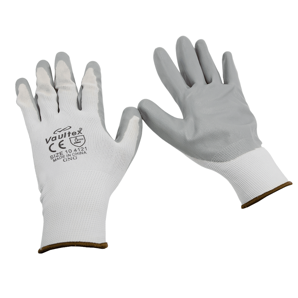 Vaultex Latex Coated Hand Gloves - Grey (Per Dozen) 0