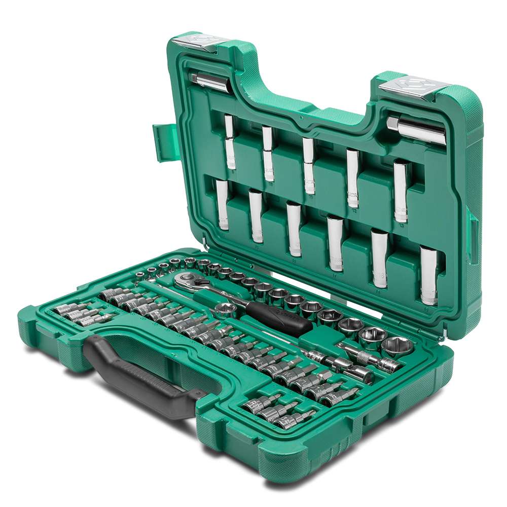 SATA ST09004SJ 60-Piece 3/8" Drive 6 Point Metric Socket Set 1