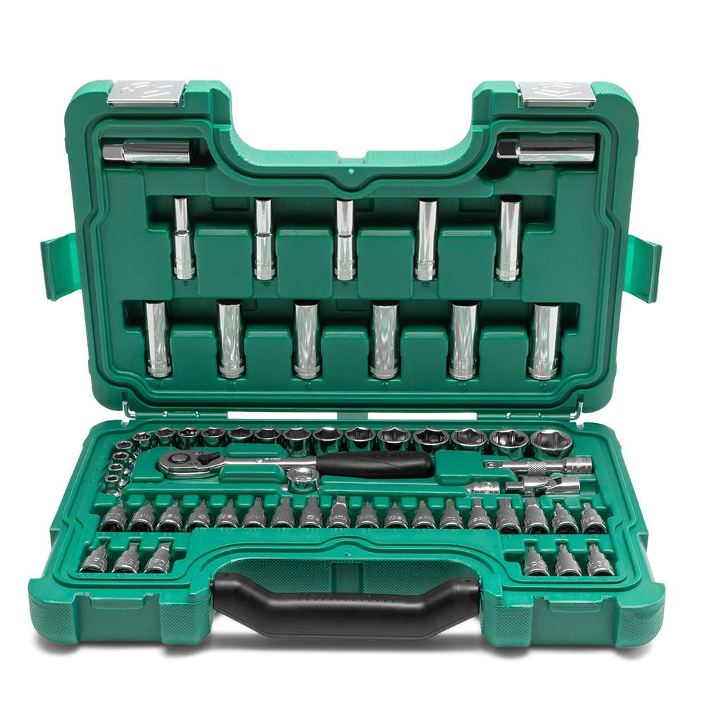 SATA ST09004SJ 60-Piece 3/8" Drive 6 Point Metric Socket Set 2