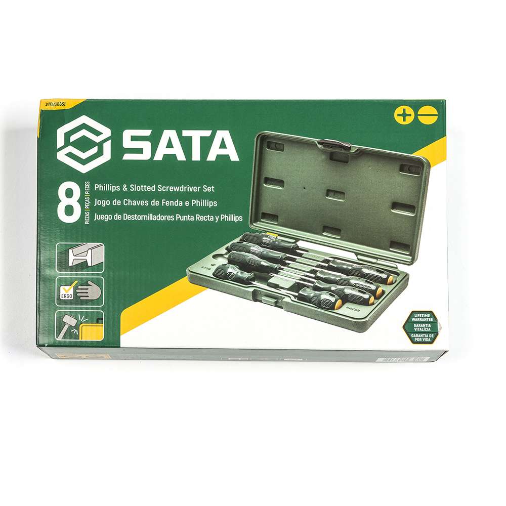 مجموعة مفكات براغي ساتا مكونة من (8) قطع موديل (ST09306SJ) 3