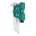SATA GL09124 9-Piece Metric Extra Long Ball Point Hex Key and Torque Handle Set 1