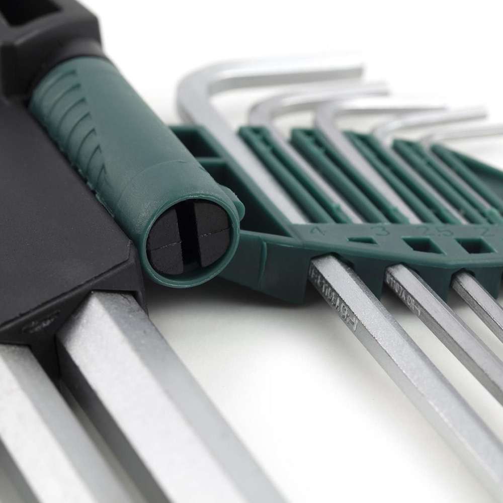 SATA GL09105A 9-Piece Metric Long Ball Point Hex Key Set 2