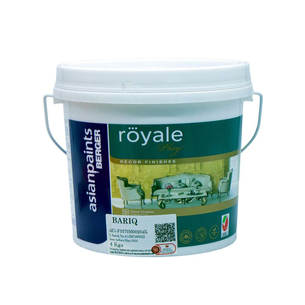 Asian Paints Berger Royale Play Bariq 4Kg White 0