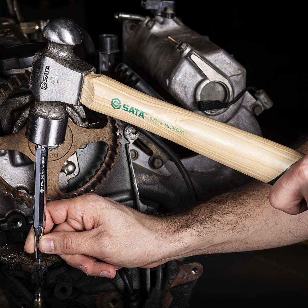 SATA ST92313SC Hickory Ball Pein Hammer 680g / 24oz 3