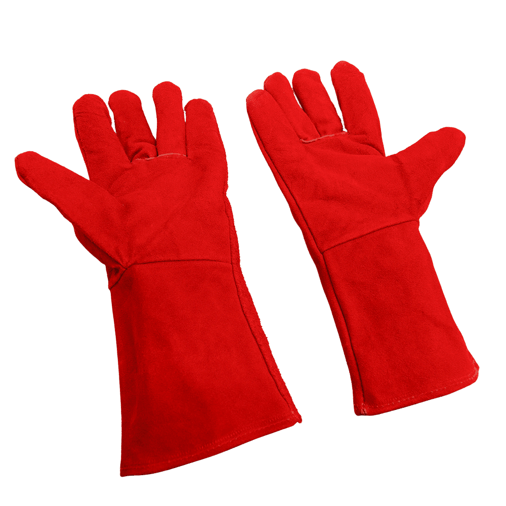 Welding Gloves Leather Red (Per Pcs) 0