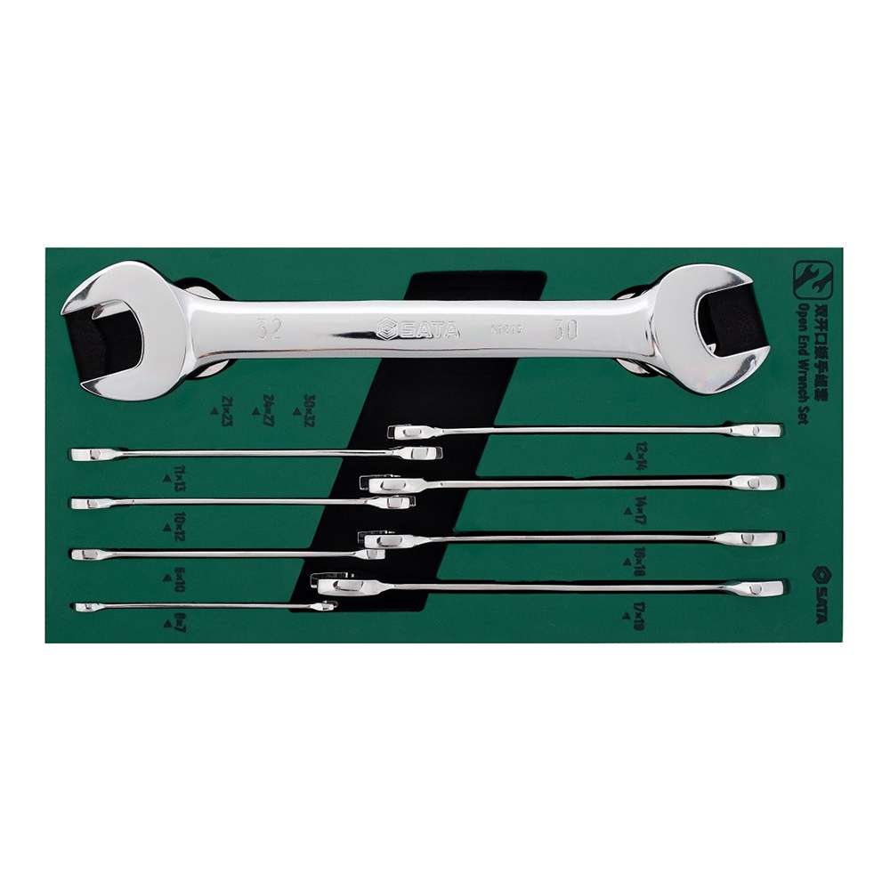 SATA ST09904 10-Piece Metric Wrench Tray Set