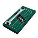 SATA ST09904-02 10-Piece Metric Open End and Combination Ratcheting Wrench Tray Set 1