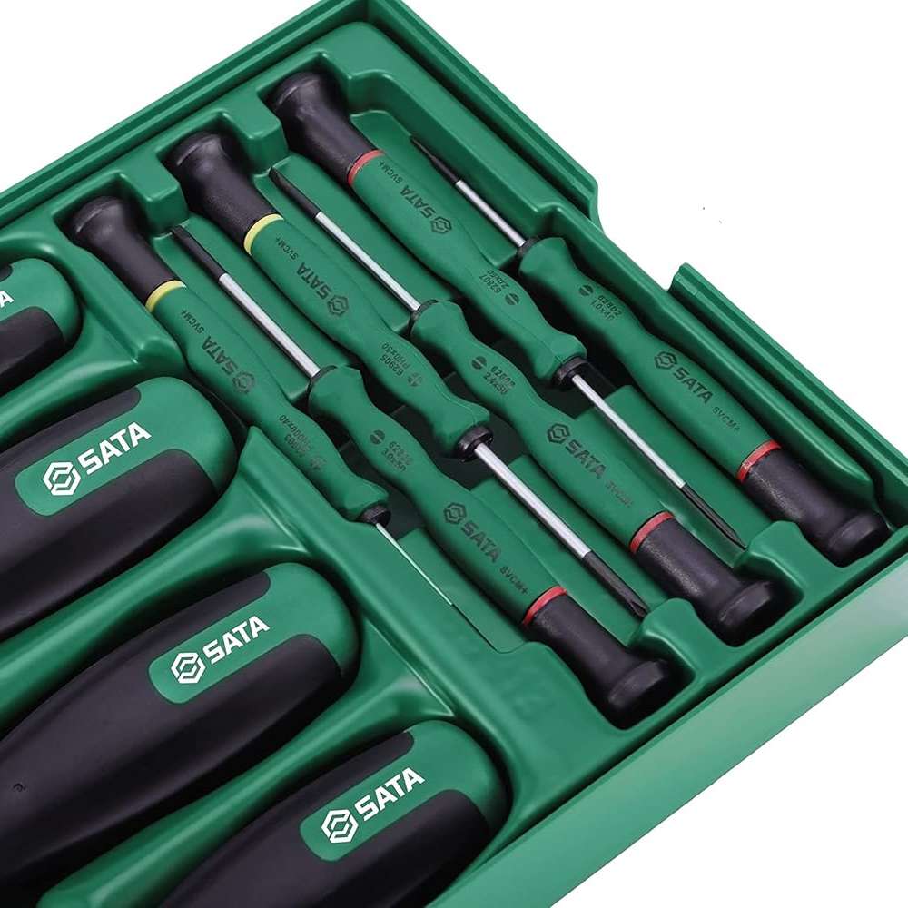 SATA ST09913 13-Piece Screwdriver Tray Set 4