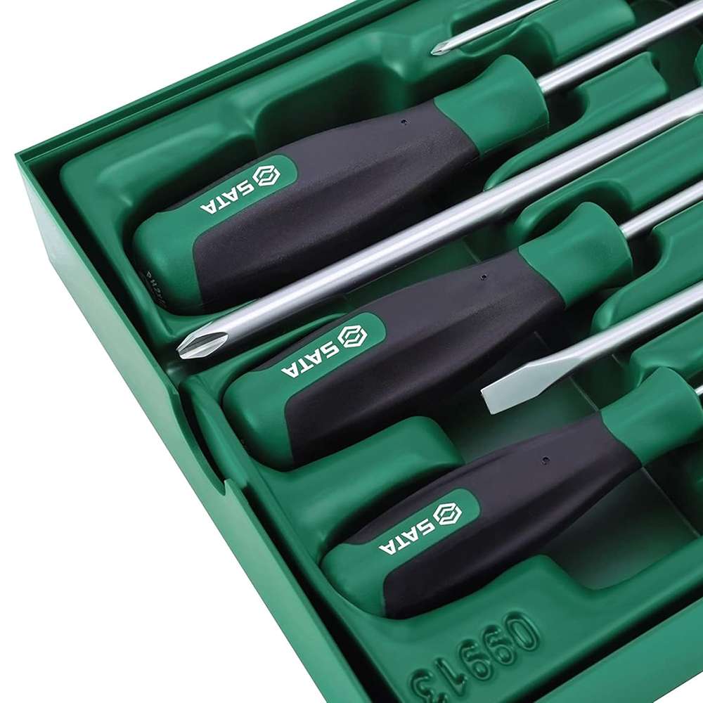 13 PC. COMBINATION SCREWDRIVER TRAY SET GL09913 SATA 5