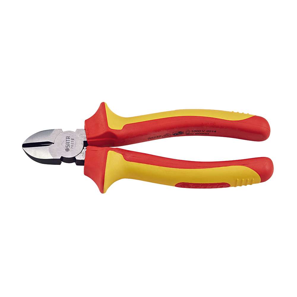 SATA GL70232 VDE Insulated Diagonal Pliers 6" 1
