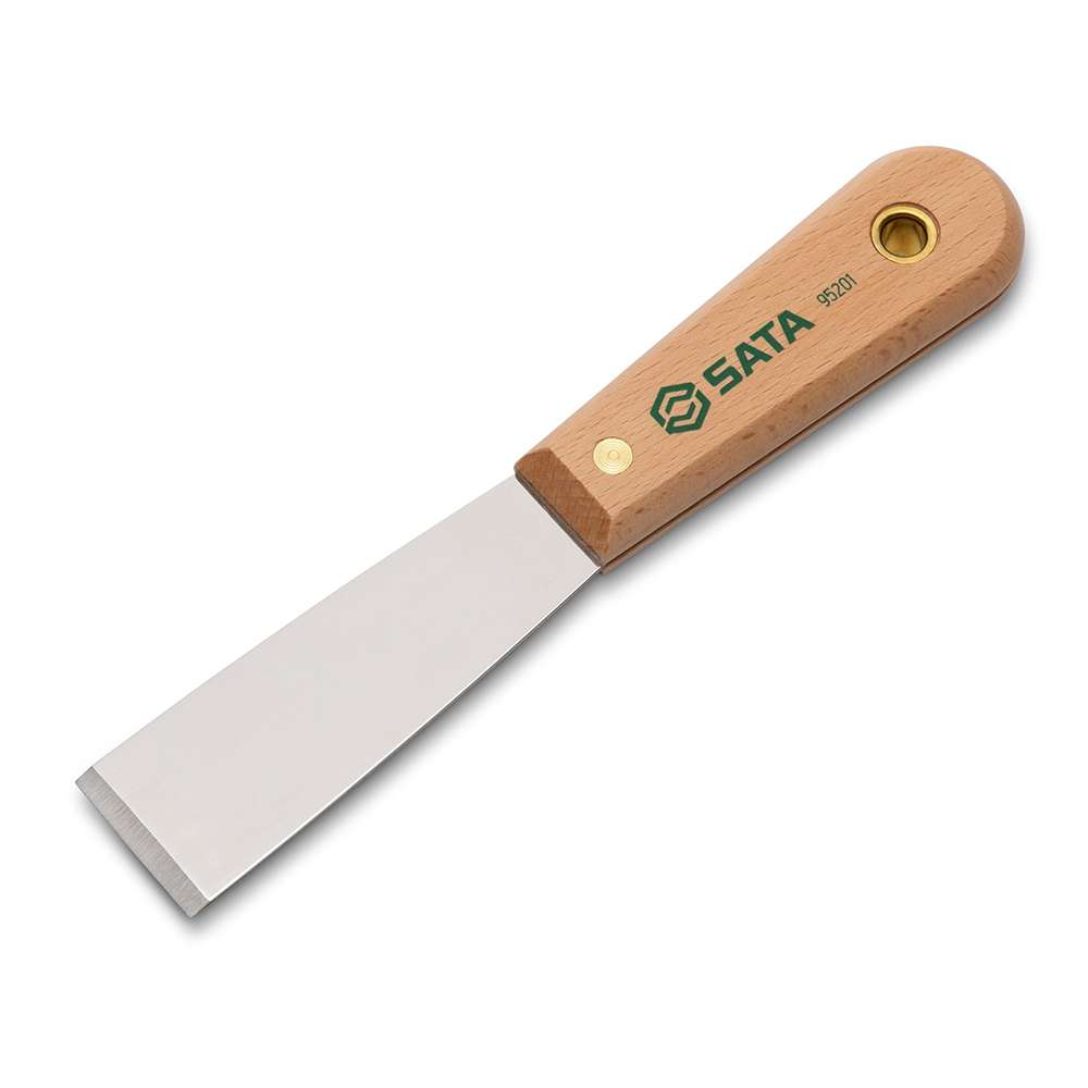 SATA ST95201ST Wood Handle Putty Scraper 0