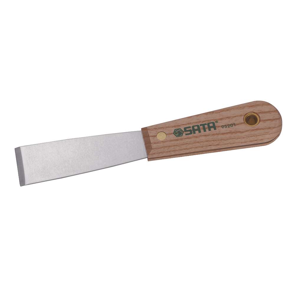 SATA ST95201ST Wood Handle Putty Scraper 1