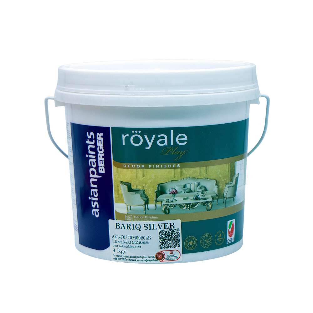 Asian Paints Berger Royale Play Bariq 14Kg Silver 0