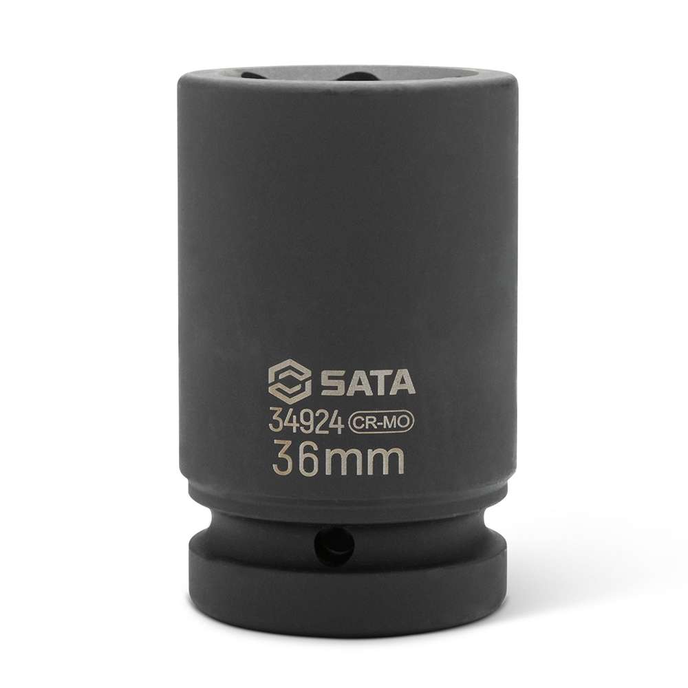 SATA GL34926 1" Drive 6 Point Deep Impact Socket 38mm 0
