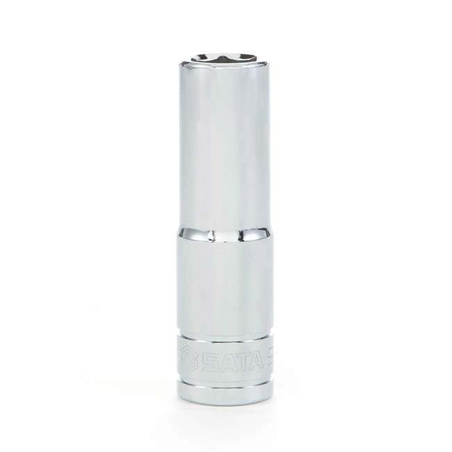SATA ST13202SC 1/2" Drive 6 Point Deep Socket 7/16" 1