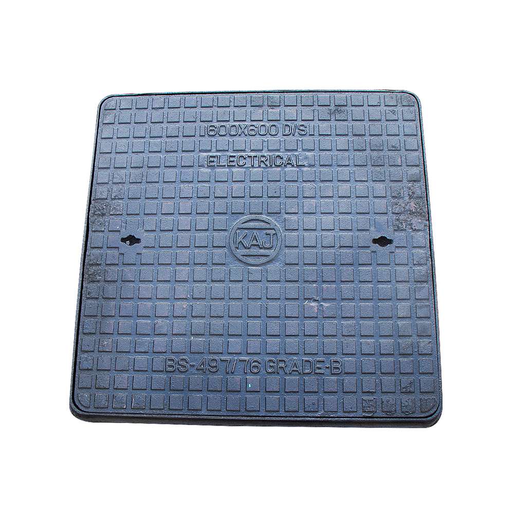 غطاء غرف التفتيش الكهربائية قياس (60X60mm) وزن (50kg) 0