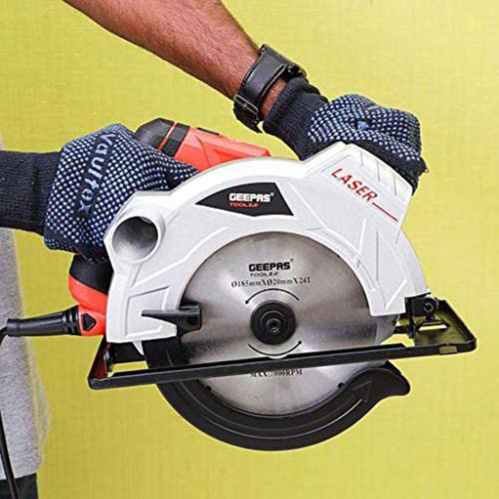 Geepas 185mm 1500W Multi-Purpose Circular Saw 4