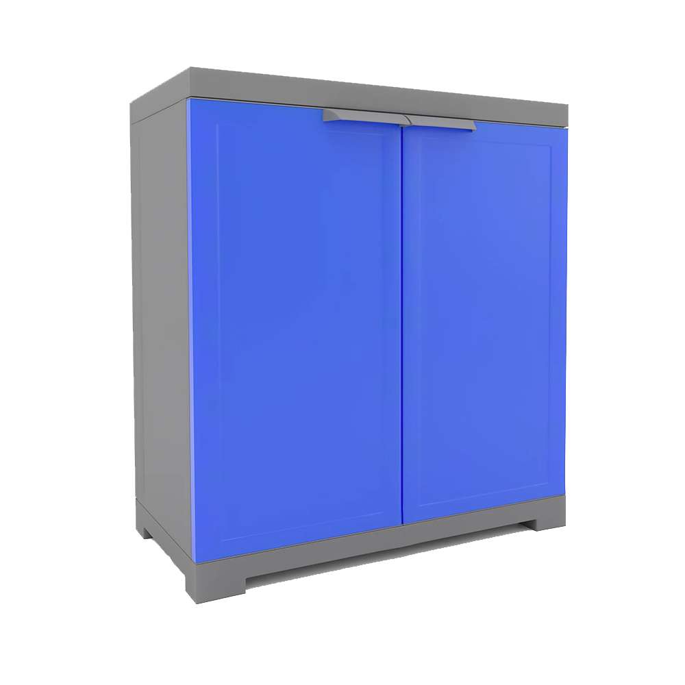 Nilkamal Freedom Mini Small Cabinet Deep Blue And Grey - FMS 1