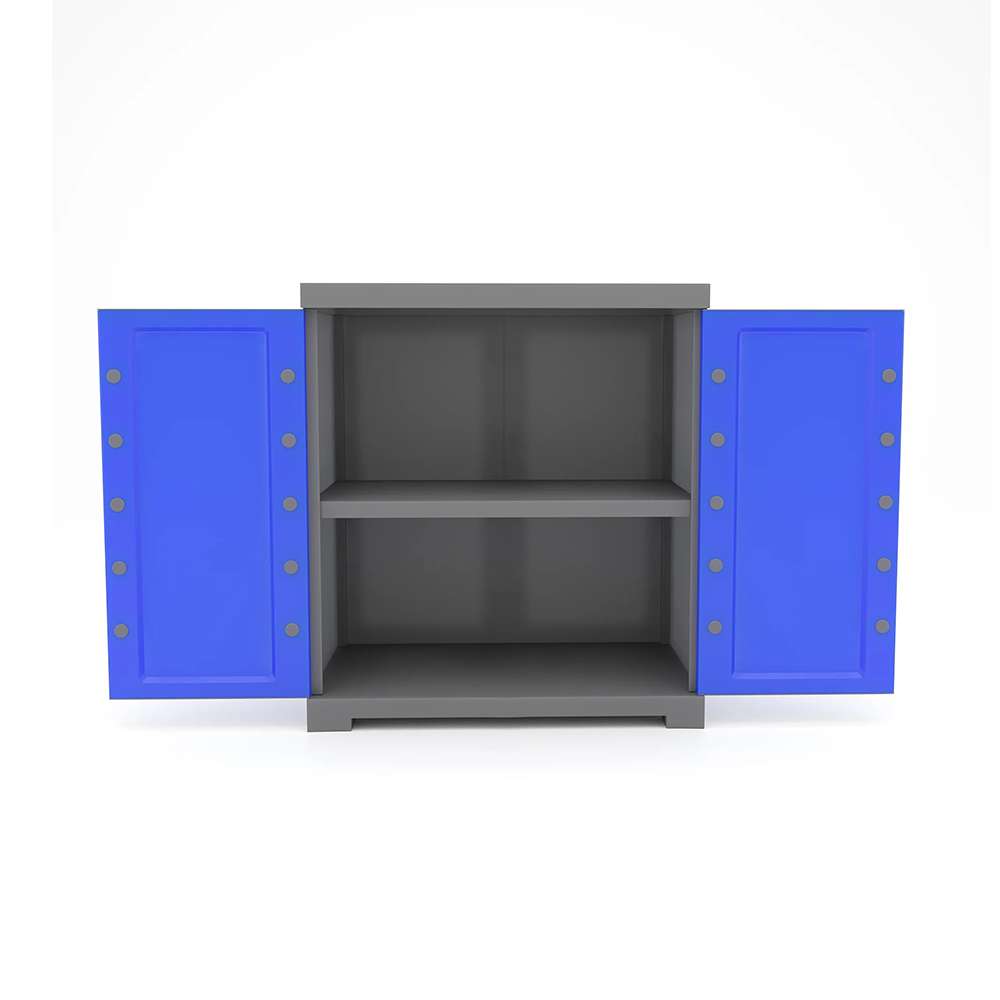 Nilkamal Freedom Mini Small Cabinet Deep Blue And Grey - FMS 3