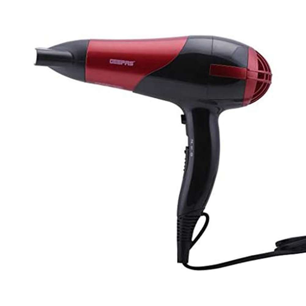 Geepas Hair Dryer & Hair Straightener 360 Degree Swivel Cord & Hanging Loop 2200W 0