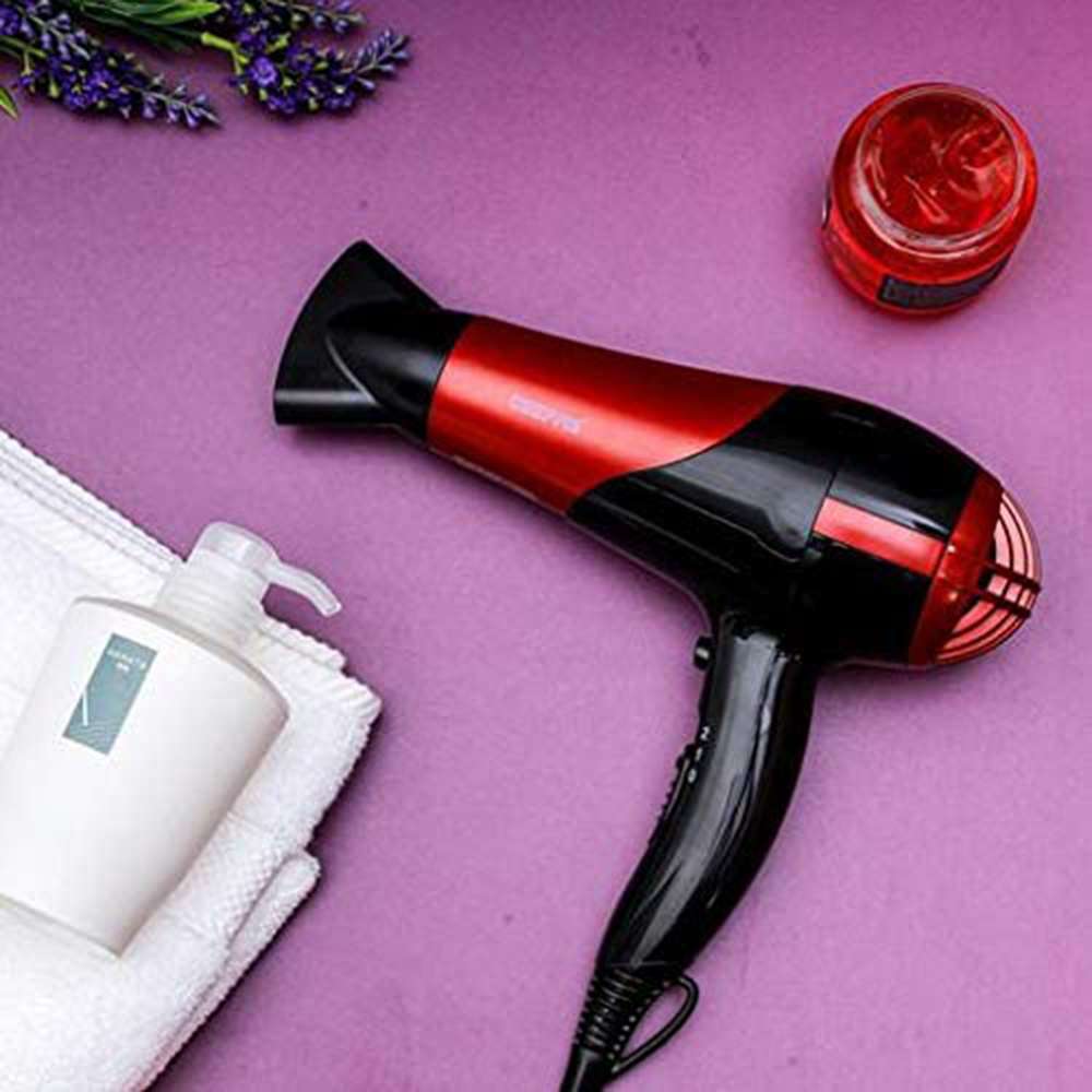 Geepas Hair Dryer & Hair Straightener 360 Degree Swivel Cord & Hanging Loop 2200W 2