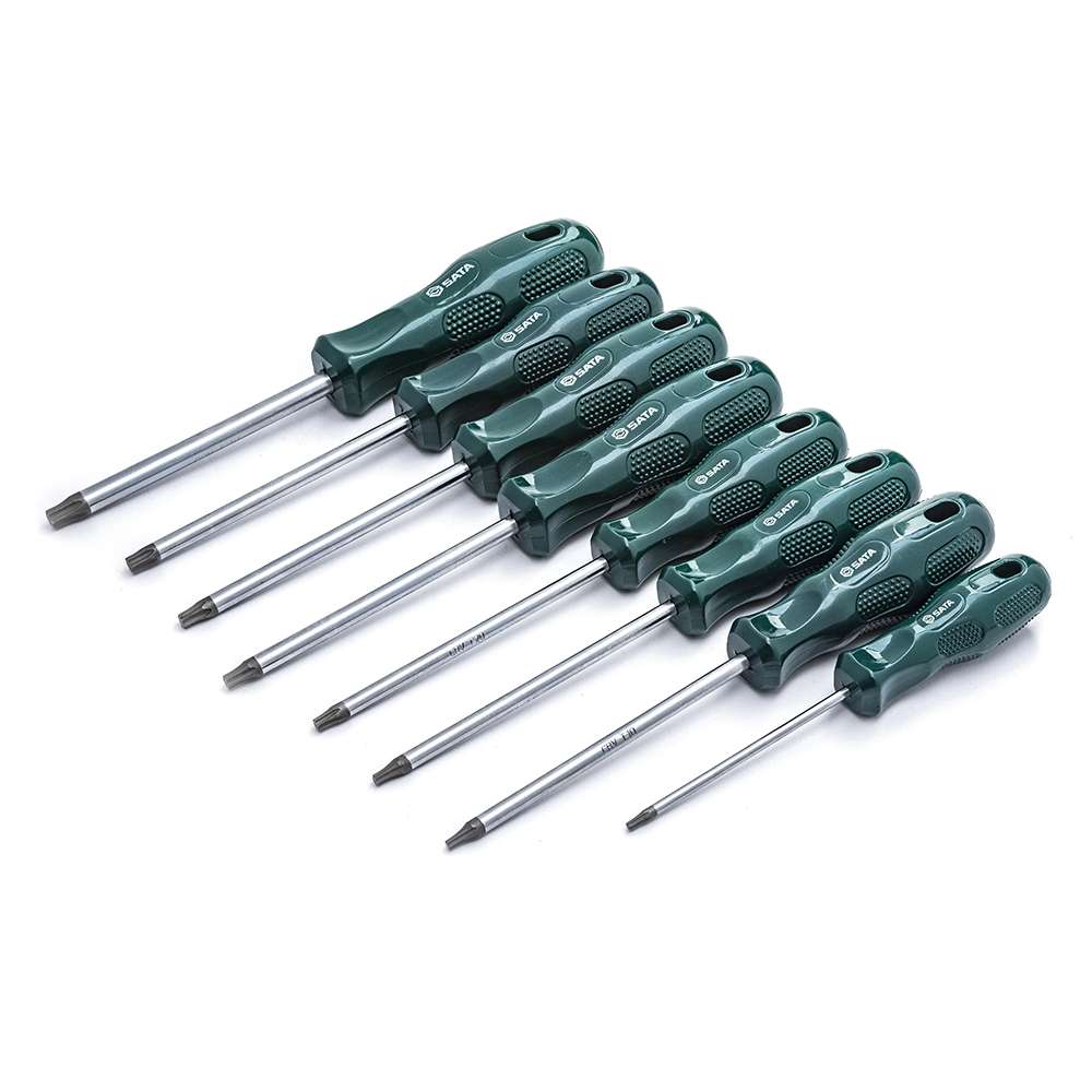 مجموعة مفكات براغي توركس من ساتا بقبضة من الأسيتات مكونة من (8) قطع موديل (GL09305)  3