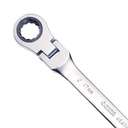 SATA GL46422 Flex Head Ratcheting Wrench 9mm 3