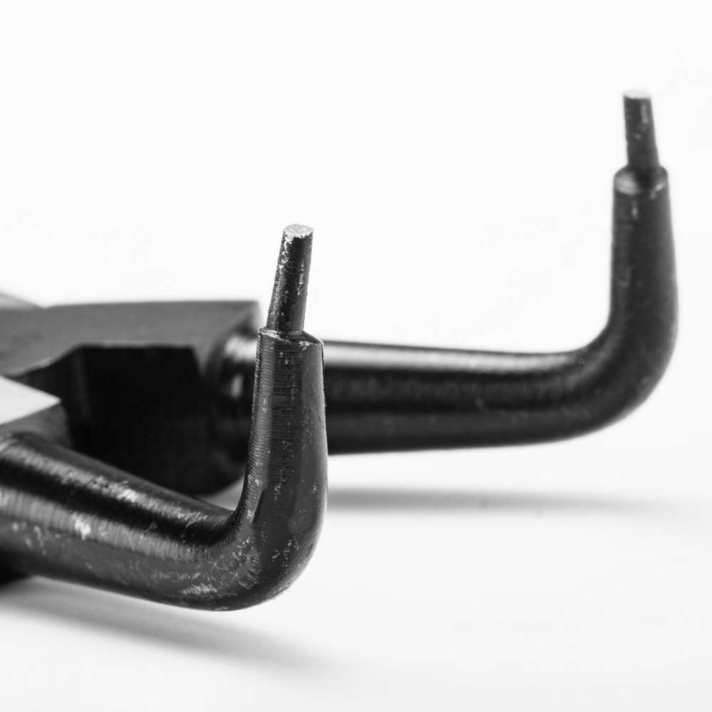 SATA ST72041ST 5" German Style Internal Snap Ring Curved Pliers 3