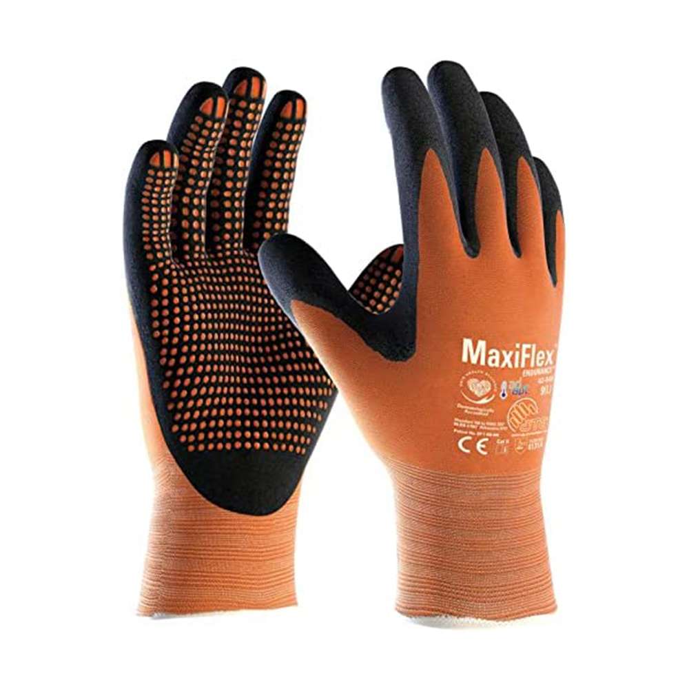 قفازات الحماية و الأمان (ATG) موديل (Maxi Flex Endurance ProRange) قياس (42-848-Medium) 0