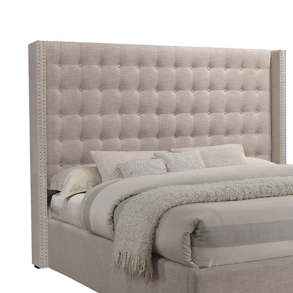 RoDale King Bed - Beige 4