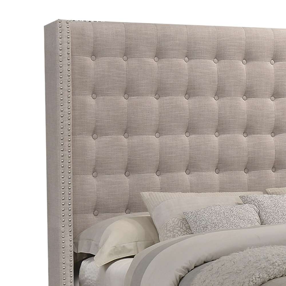 RoDale King Bed - Beige 5