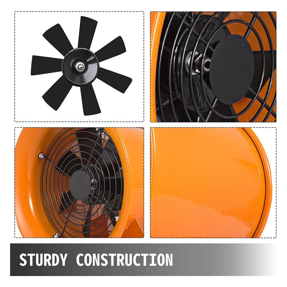 Super Asia 24" Blower Fan with 5m Duct Hose 4