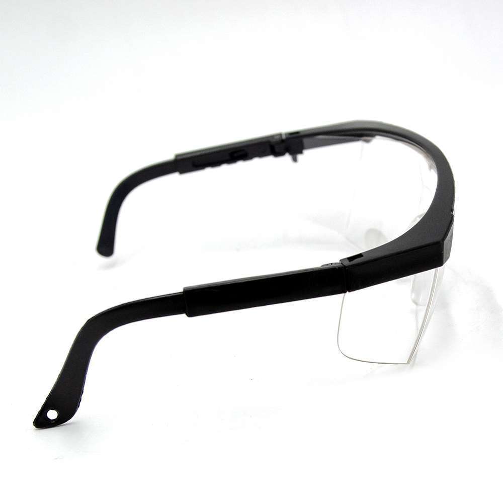 نظارات أمان باللون الأبيض الشفاف لحماية العينين من (99.9) من الأشعة فوق البنفسجية  2