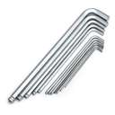 SATA GL09102 12-Piece SAE Extra Long Ball Point Hex Key Set 3