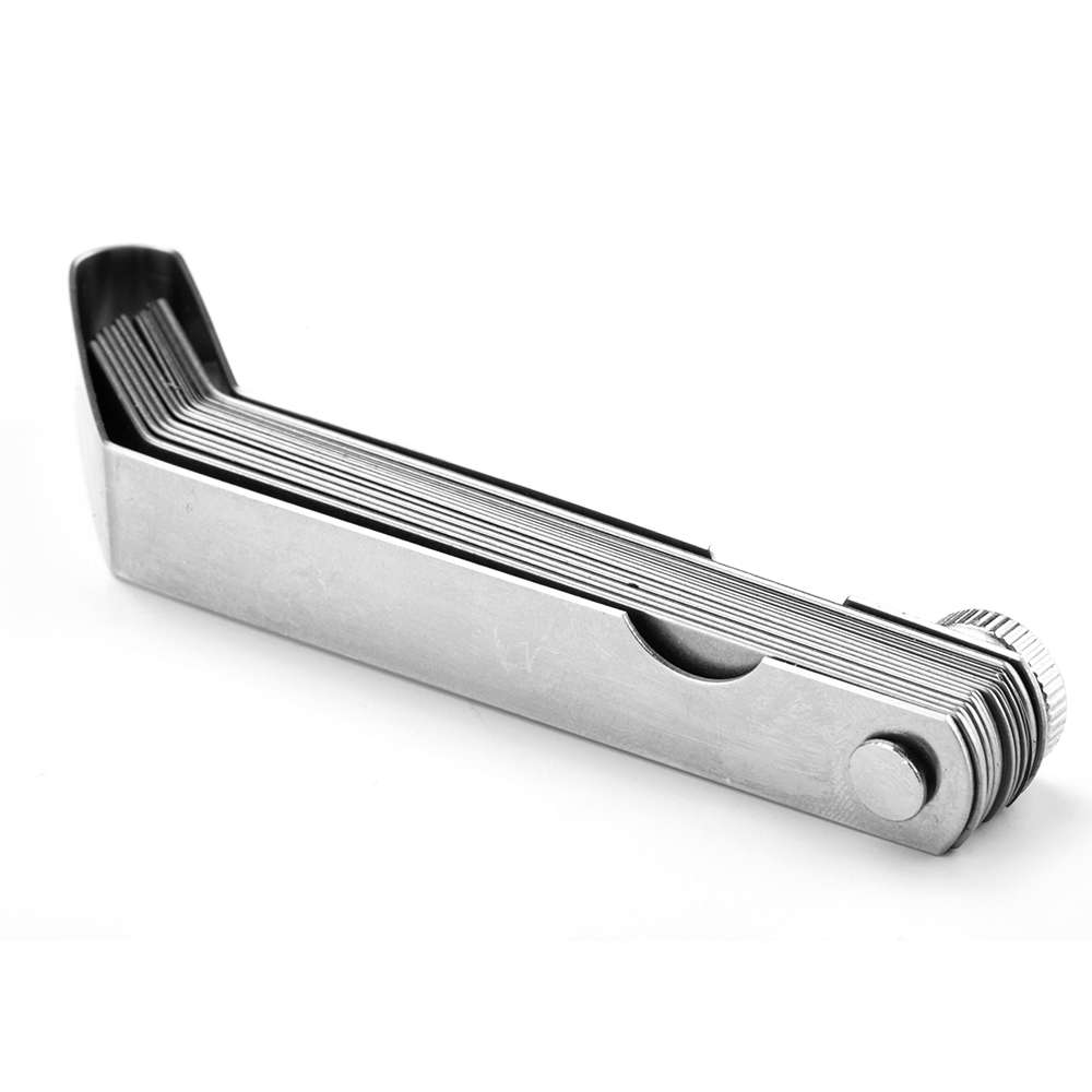 شفرات قياس الخلوص من ساتا المكونة من (16) قطعة سماكة (0.05-1.00mm) موديل (GL09402) 2