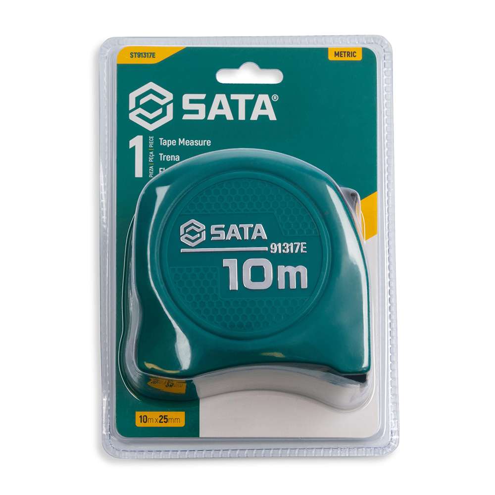 SATA GL91317ME ABS Tape Measure Metric/SAE Scale 10m/33ft x 25mm 6
