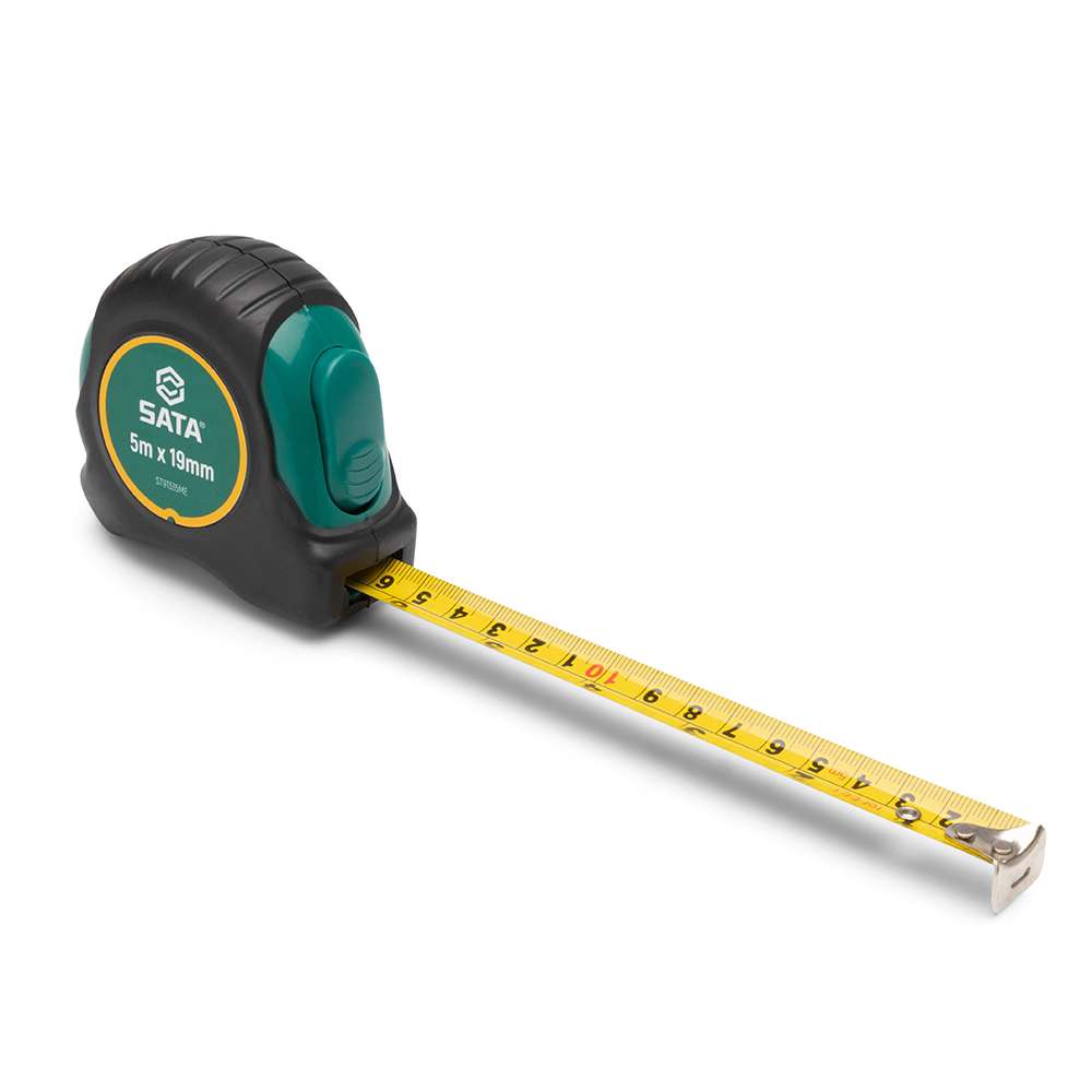 SATA GL91336ME Rubber Grip Tape Measure Metric/SAE Scale 8m/26ft x 25mm 0