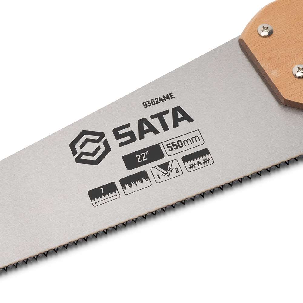 SATA ST93624ME 550mm Wood Handle Hand Saw 7 teeth/inch 3