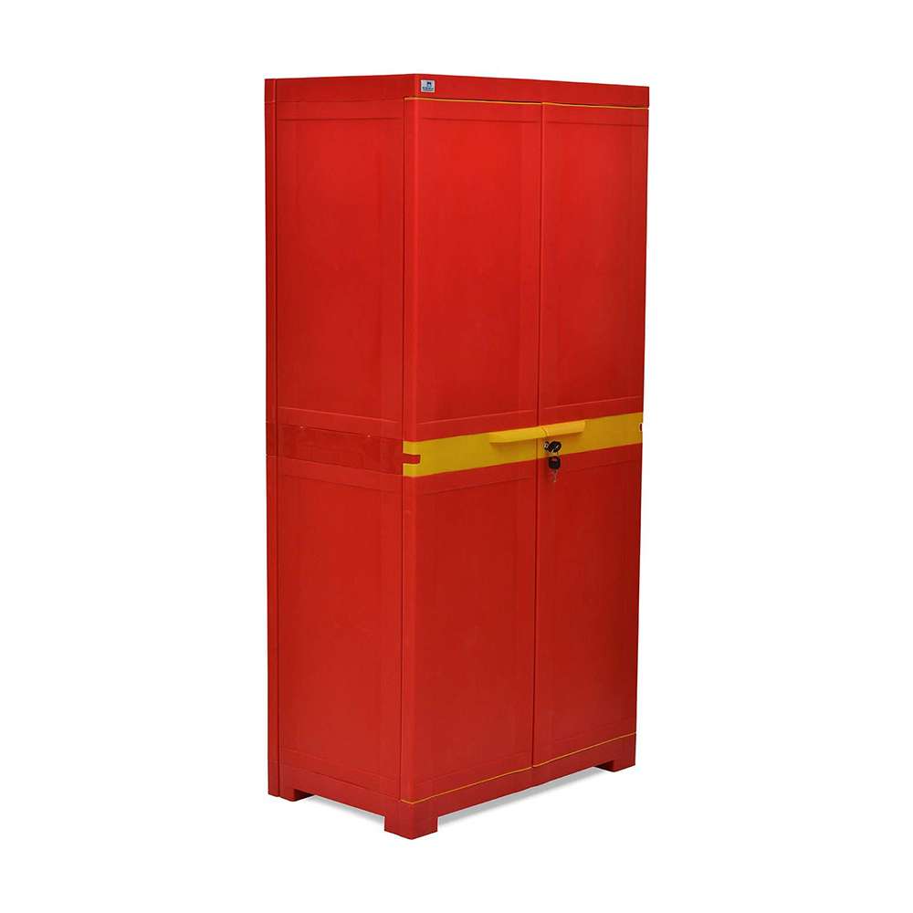 Nilkamal Freedom Mini Medium Cabinet Bright Red/Yellow - Fmm 0