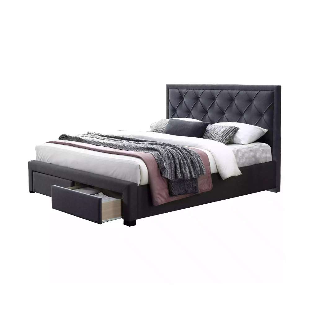 RoSama King Bed - Grey 1