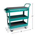 SATA ST95108SC 1 Drawer Utility Cart 33" 2