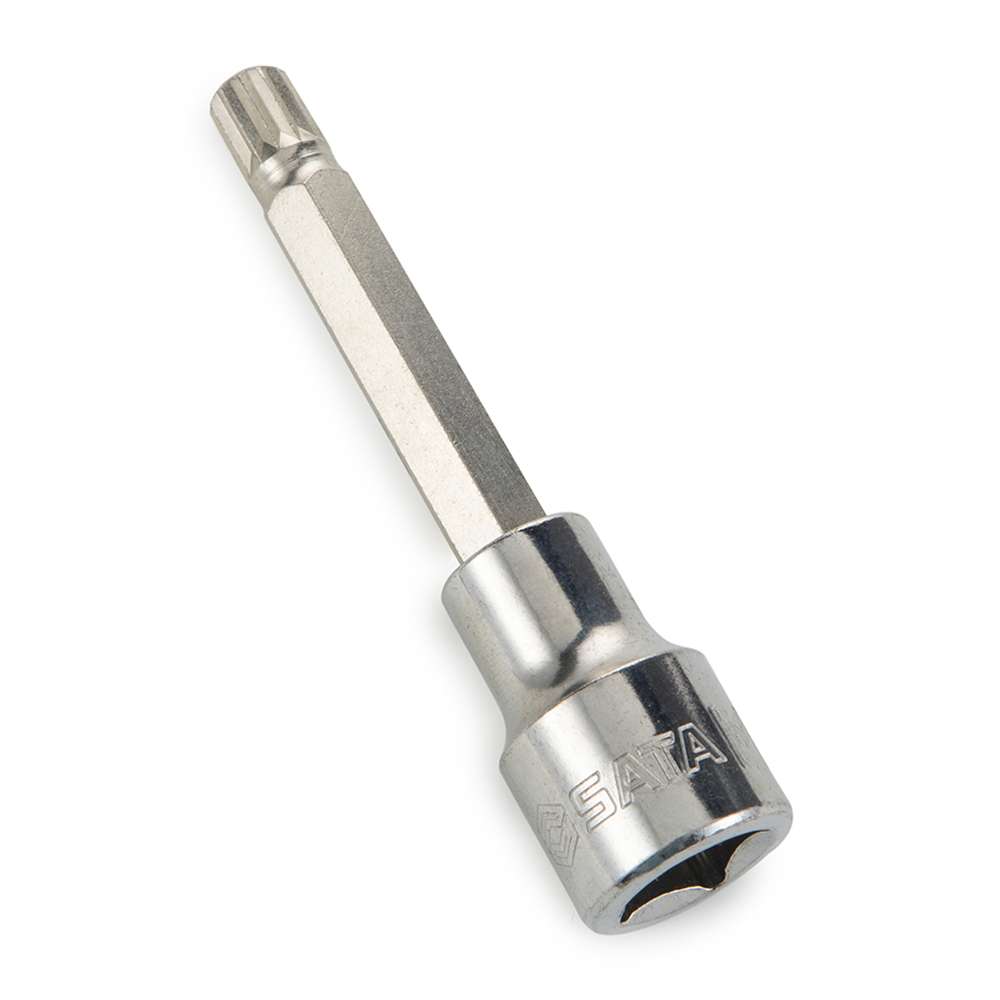 SATA GL25806 1/2" Drive Long Triple Square Bit Socket M14 2