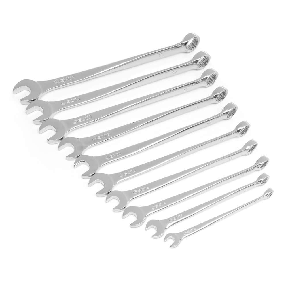 SATA GL08006 10-Piece Metric XL X-Beam Combination Wrench Set 0