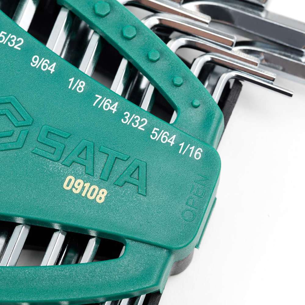 SATA ST09108SJ 12-Piece SAE Long Hex Key Set 6