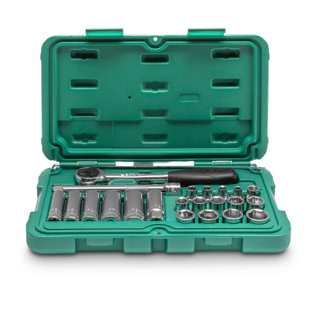 SATA ST09524 22-Piece 3/8" Drive 6 Point Metric Socket Set 2